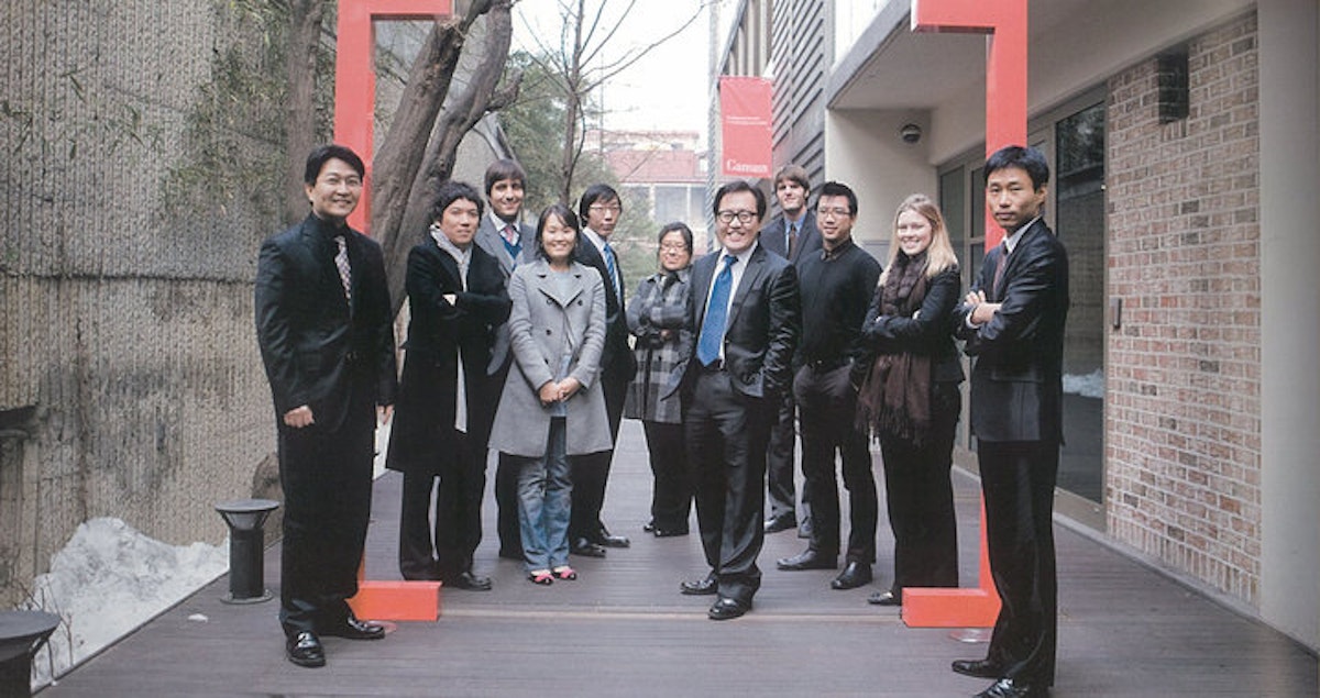 The G.Lab* team at Gansam Partners. Yes, I had to work in a suit and tie every single day.