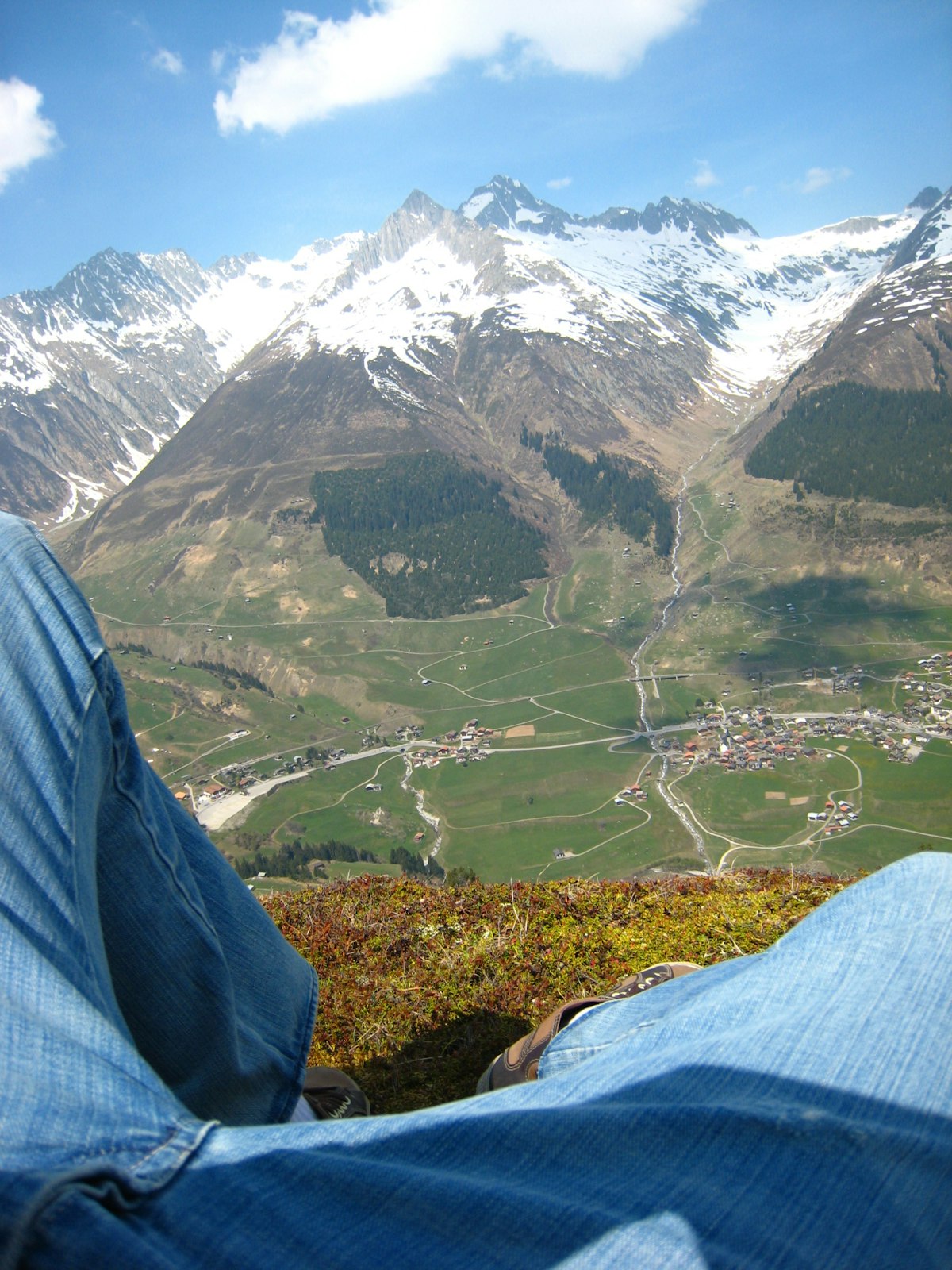 My first visit to the Alps in Switzerland during a studio trip.