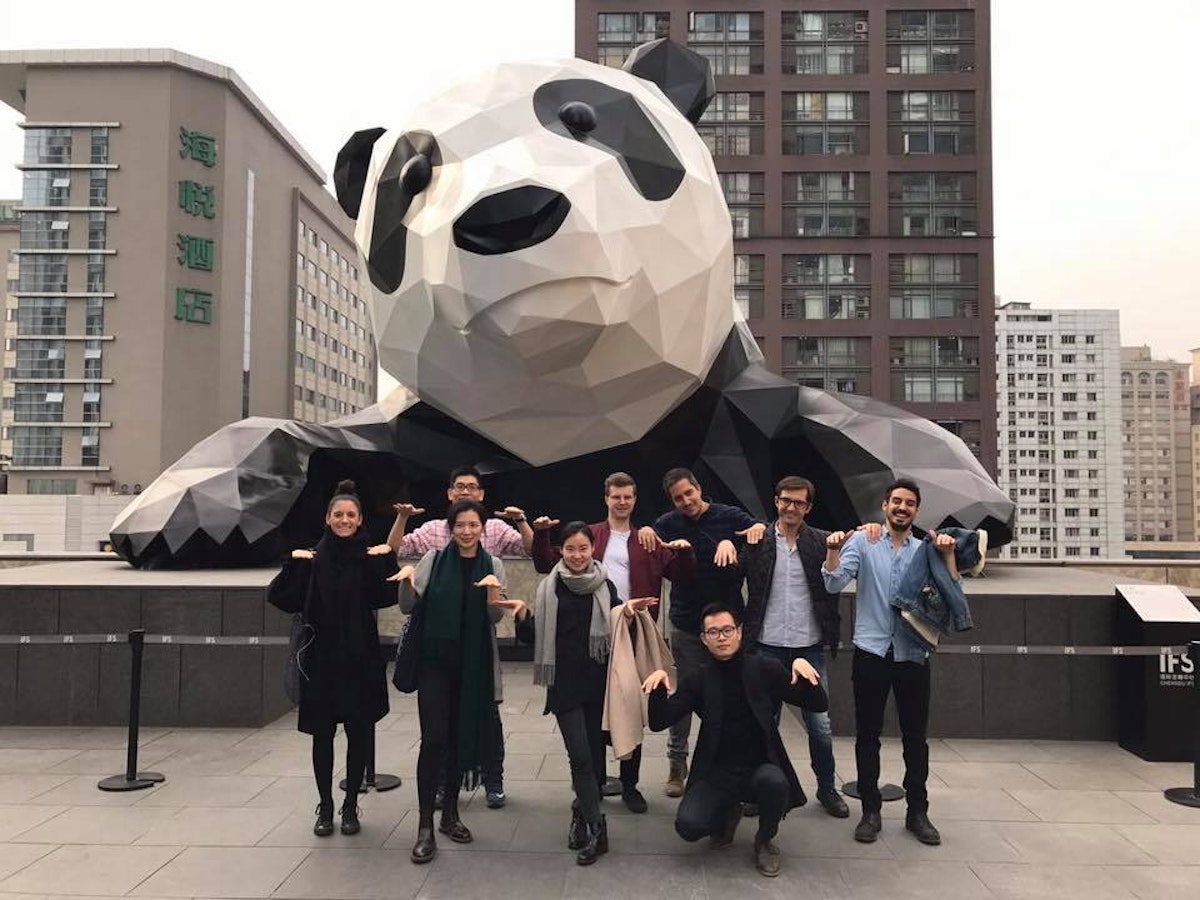 During one of our recent office trips to Chengdu, in the Sichuan Province.