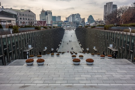 Ewha Womans University The Unique Work Of Dominique Perrault In